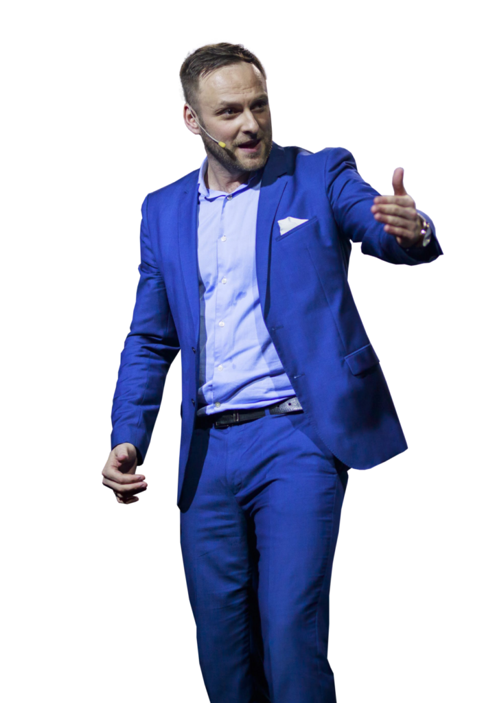 Mateusz Mrozowski - power seech w firmie - trener biznesu i sprzedazy