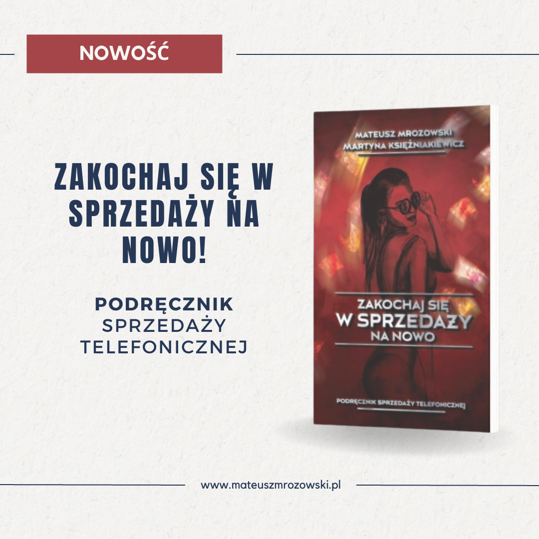 Książka “Zakochaj się w Sprzedaży na nowo”